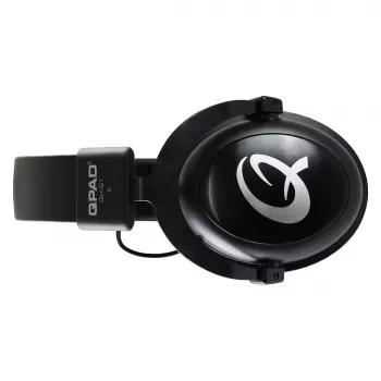 Ausinės QPAD QH-91 laidinės, ant galvos, aplink ausis, 15–25000 Hz, 2 m laidas, juodos