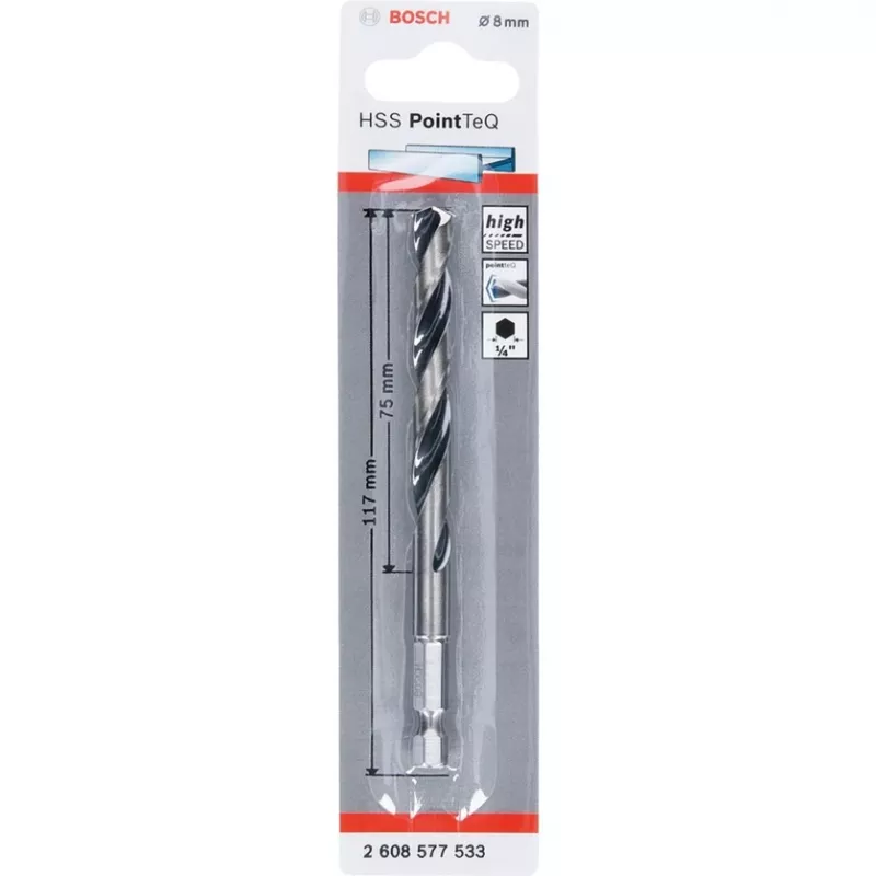 Grąžtų rinkinys Bosch 2608577533 HSS, 5 vnt.