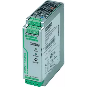 Phoenix QUINT-PS/3AC/24DC/5 maitinimo šaltinis 120 W pilkas (2866734)