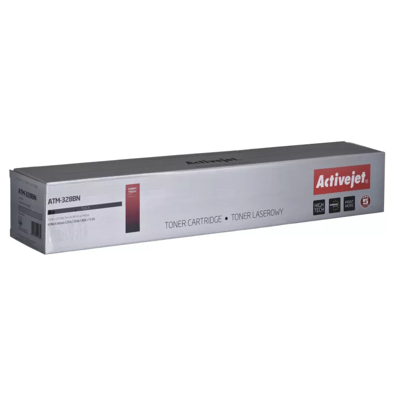 Activejet ATM-328BN dažomoji miltelinė kasetė (pakaitalas Konica Minolta TN328K; Supreme; 28,000 puslapių; juoda)