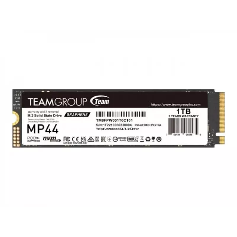 Team Group MP44 - SSD - 1 TB - vidinis - M.2 2280 - PCIe 4.0 x4 (NVMe)