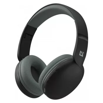 Belaidės ausinės DEFENDER Freemotion B480 — ant ausies, uždaros, Bluetooth, 20–20000 Hz, 99 dB, USB-C, AUX
