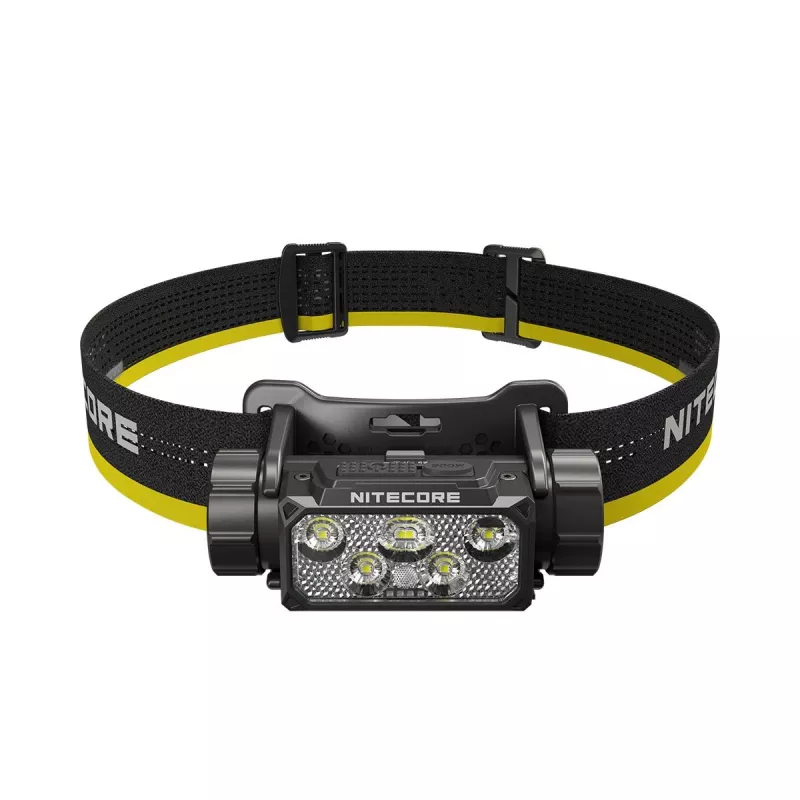 Priekinis žibintas Nitecore HC70 UHE — ant galvos tvirtinamas žibintuvėlis, 1600 liumenų, atsparus smūgiams, atsparus vandeniui, 0,172 kg, juodas