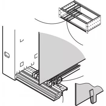 SCHROFF Zwischenwand - ZWISCHENWAND 3HE 160T (34562761)