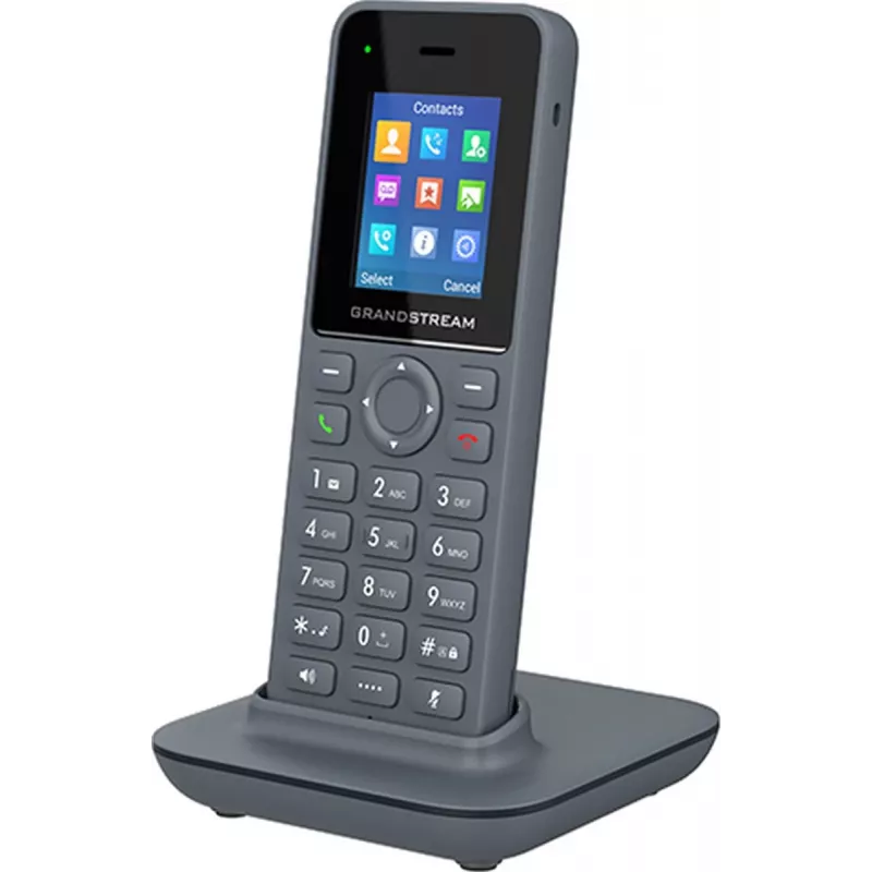 IP Phone Grandstream DP725 belaidis ragelis, pilkas, 1,8 colio TFT ekranas, 20 linijų, Li-Ion 1500 mAh