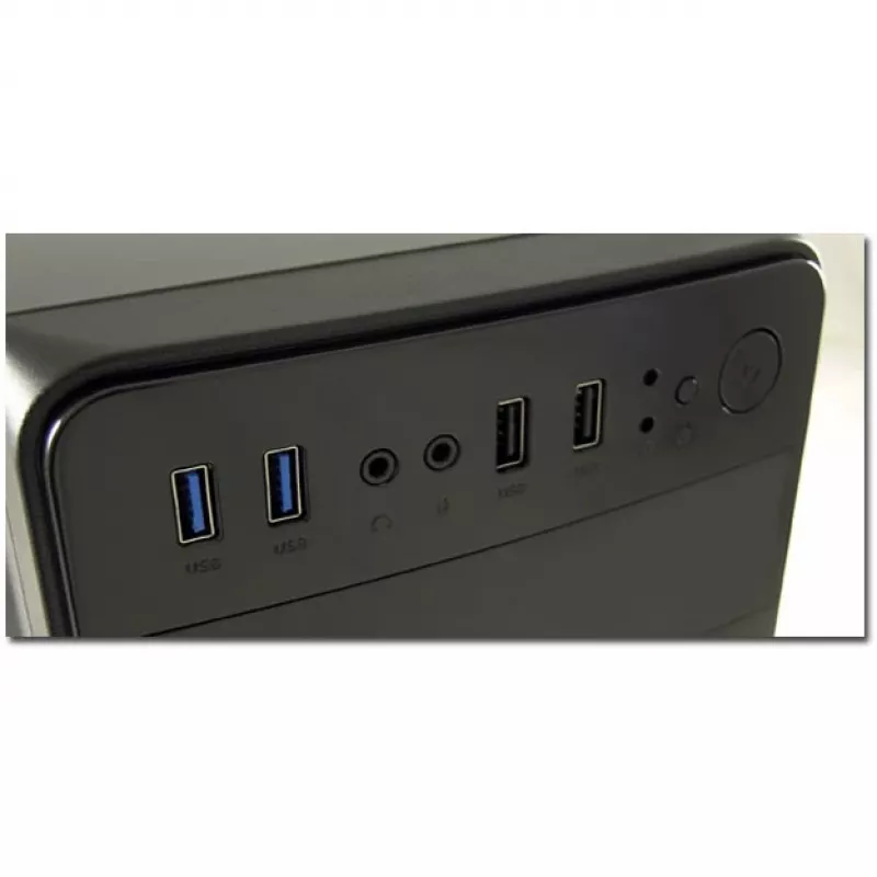 LC Power 2015MB - Bokštas - micro ATX - be maitinimo bloko - Juoda - USB/Garsas (LC-2015MB-ON)