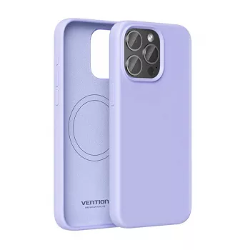 Telefono dėklas Vention Silicone Case KUFV0-40 skirtas iPhone 15 Pro Max, violetinis, silikoninis minkštas lieknas