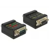 Jungtis DeLOCK 2xDB9 87713 Juoda