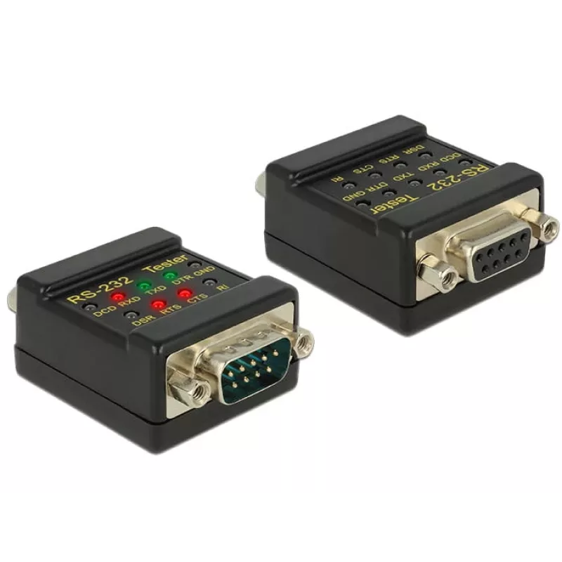 Jungtis DeLOCK 2xDB9 87713 Juoda