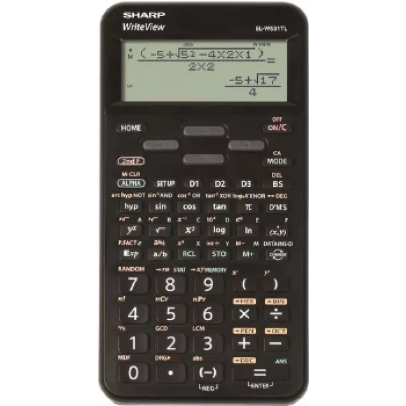 Sharp ELW531T skaičiuotuvas Staliniam kompiuteriui Ekranas Juoda