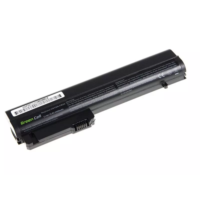 Green Cell - nešiojamojo kompiuterio baterija (atitinka: HP RW556AA, HP HSTNN-C48C) - ličio jonų - 6 elementai - 4400 mAh - juoda - skirta HP 2510p, Business Notebook nc2400, EliteBook 2530p