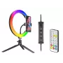 Ring Lamp RGB 26cm with tripod