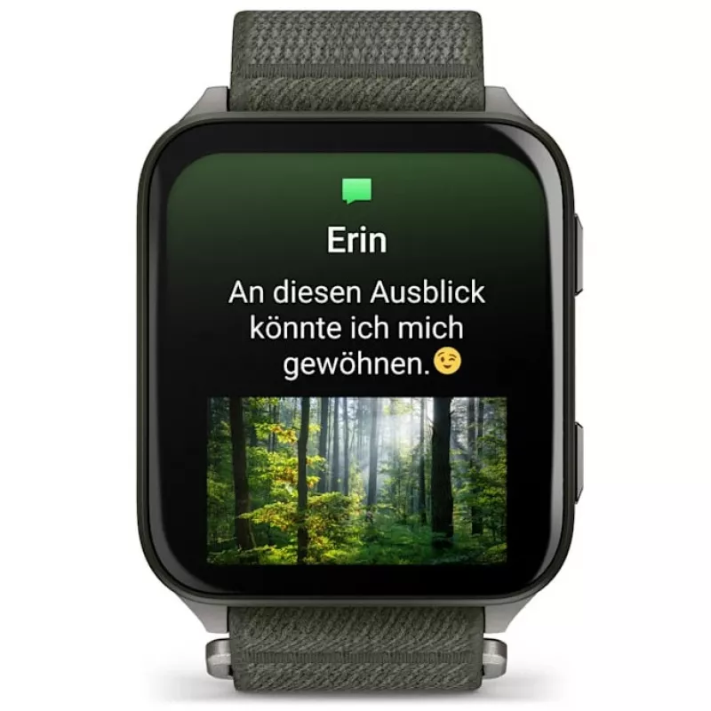 Garmin Venu X1 5,08 cm (2 colių) AMOLED skaitmeninis 448 x 486 pikselių jutiklinis ekranas pilkas su Wi-Fi GPS (palydovinis)
