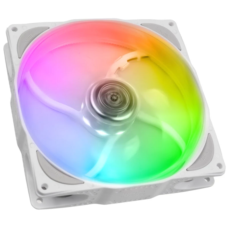 Aušinimo ventiliatorius NoiseBlocker NB-eLoop X B14-P ARGB PWM 140 mm baltas
