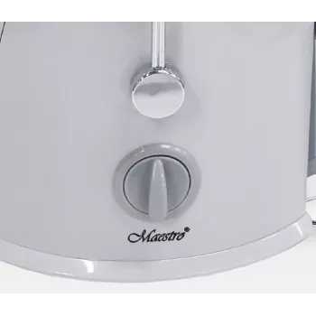 Sulčiaspaudė Maestro MR-801 išcentrinis sulčių ekstraktorius 700W, 2 greičiai, 0,45 l sulčių, 1,2 l minkštimo, pilka