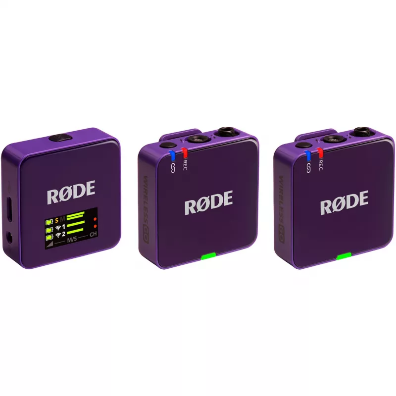 RØDE Wireless GO III Purple - belaidė mikrofonų sistema (purpurinė)
