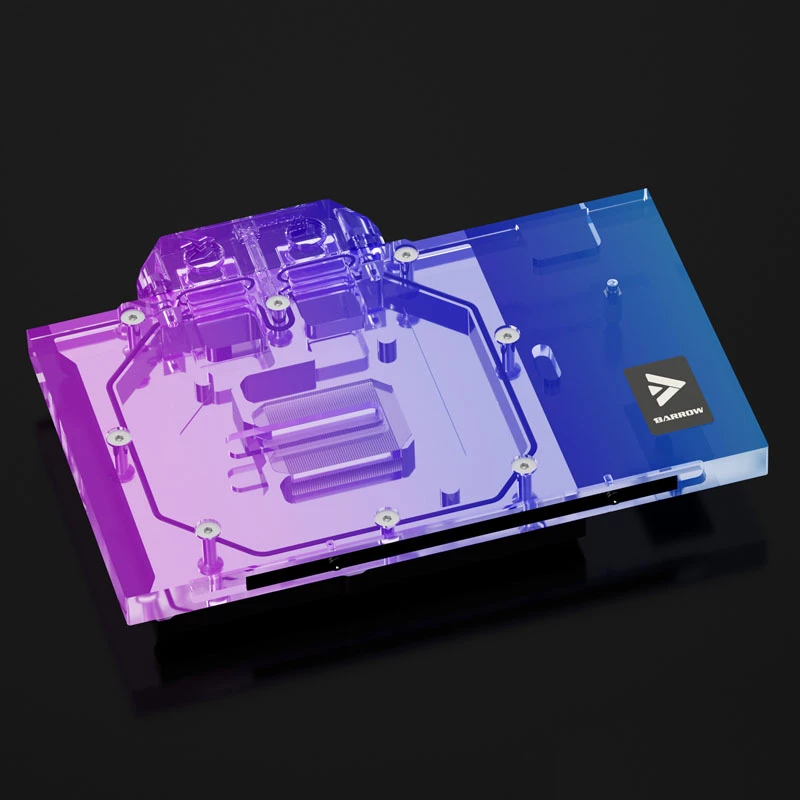 Barrow LRC2.0 RTX 4080 Founders Edition Aurora, RGB, juodas - Akrilas