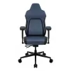 Žaidimų kėdė Thunder X3 TEGC-2071101.B1 — ergonomiška moderni mėlyna, reguliuojamas aukštis ir pakreipimas