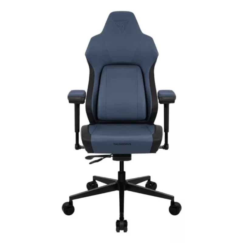 Žaidimų kėdė Thunder X3 TEGC-2071101.B1 — ergonomiška moderni mėlyna, reguliuojamas aukštis ir pakreipimas