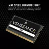 SO-DIMM 64 GB DDR5-5600 (2x 32 GB) Dual-Kit, atmintinė juoda, CMSX64GX5M2A5600C48, Vengeance