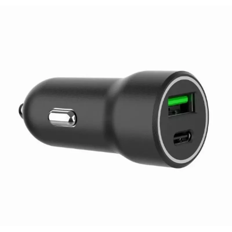 Gembird automobilinis maitinimo adapteris - USB Type-A ir C PD - 20W