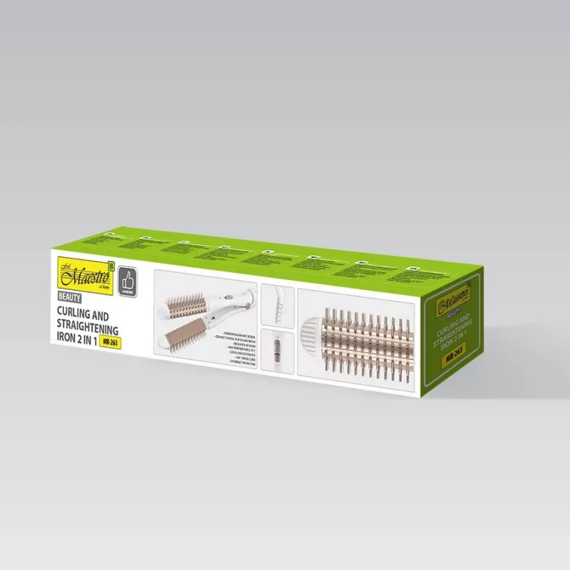Maestro MR-263 2-in-1 plaukų garbintuvas ir tiesintuvas