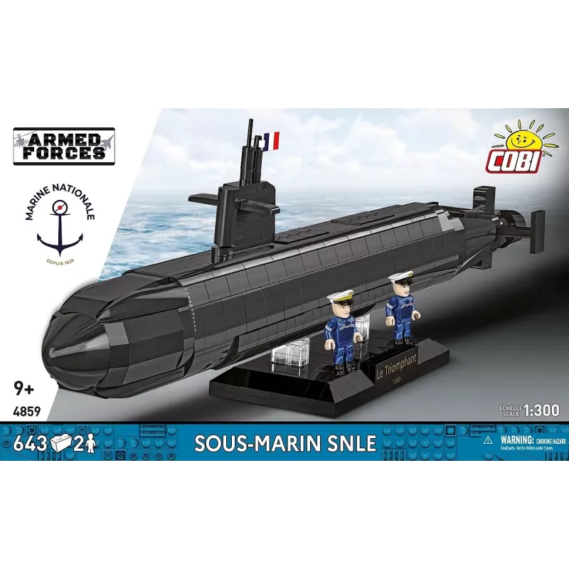 Cobi Blocks Sous-Marin SNLE konstrukcinis rinkinys — 643 detalės