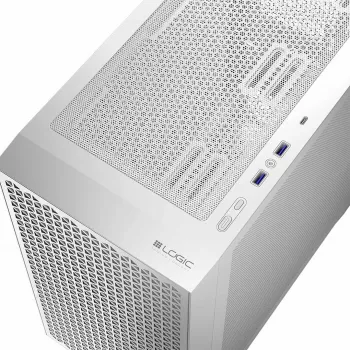 Logic DART PRO MINI USB-C PC korpusas baltas