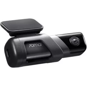 70mai M500 64G Wi-Fi Bluetooth Battery, USB Juoda