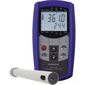 Greisinger GMH 5450-425 rinkinio kombinuotas matavimo prietaisas laidumui, druskingumui, ištirpusioms kietosioms medžiagoms (TDS), temperatūrai (603921)