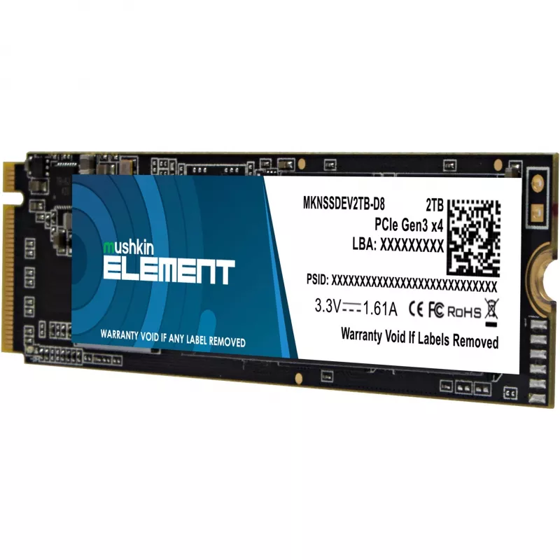 Mushkin ELEMENT - SSD - 2 TB - vidinis - M.2 2280 - PCIe 3.0 x4 (NVMe)