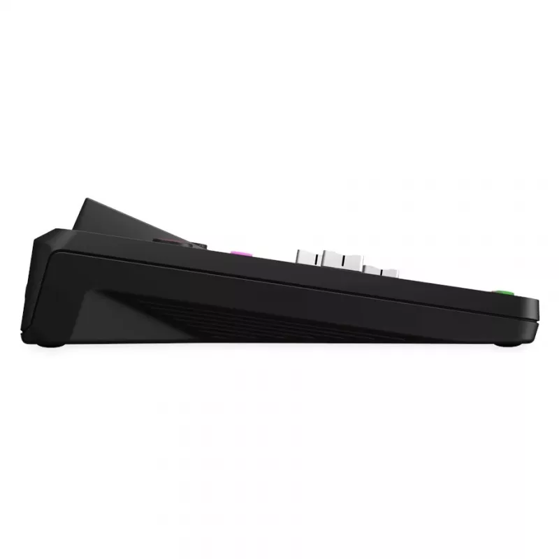 Studijos valdiklis RØDE Caster Pro II Juoda — 4 XLR/TRS kombinuoti lizdai, 4 ausinių išėjimai, 8 padas, jutiklinis ekranas, Wi‑Fi, Bluetooth, USB‑C