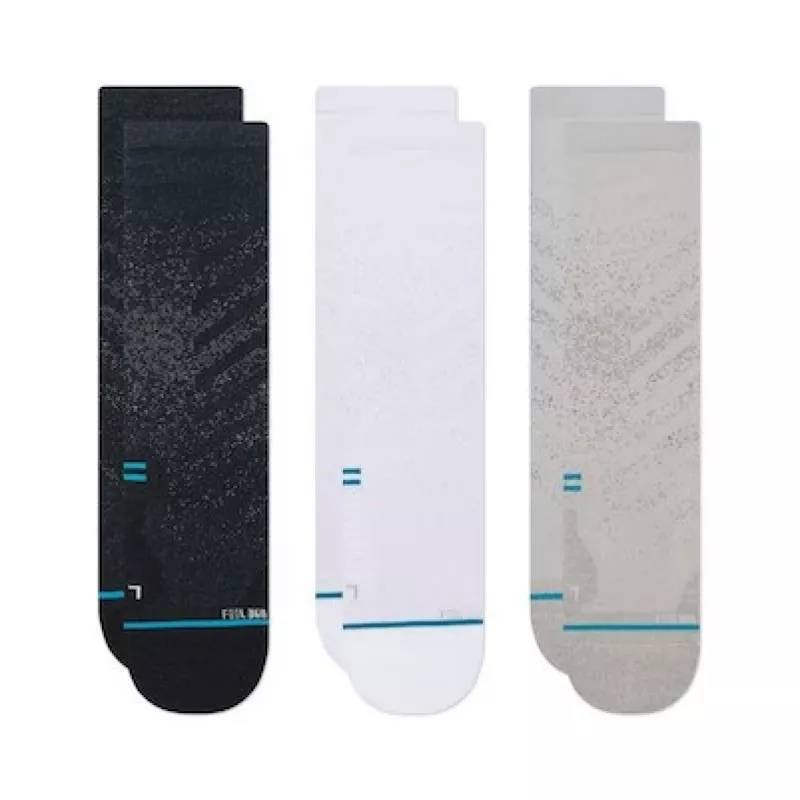 Stance Run LT Crew 3 Pack kojinės, daugiaspalvės, 3 poros