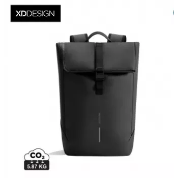 XD Design Urban Water-Resistant Flap-Top Backpack - Cream/Juoda