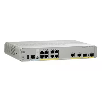 Cisco - Catalyst 2960CX-8TC-L - valdomas komutatorius - 8 x 10/100/1000 + 2 x SFP + 2 x 10/100/1000 (Uplink) Stalinis, montuojamas stelaže