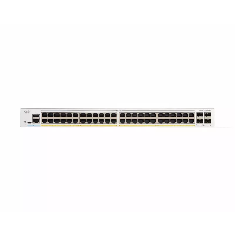 Valdomas komutatorius Cisco Catalyst 1200-48P-4X 48 prievadų GE PoE 4x10GE SFP+