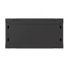 Prie sienos montuojama stovo spinta LANBERG WF03-5304-10B 19 colių 4U juoda, stiklinės durys