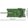 Konstruktorius Cobi T-34-85 tanko modelis — 110 dalių, amžius 6+, žalias