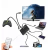 HDMI vaizdo jungiklis MEDIA-TECH MT5207, 3x HDMI įėjimai, 1x HDMI išėjimas, juodas