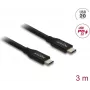 DELOCK USB bendraašis kabelis 20 Gbps su PD 3.0 60 W (modelis 81708)