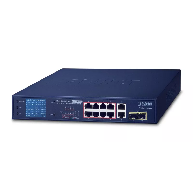 Nevaldomas komutatorius PLANET GSD-1222VHP
