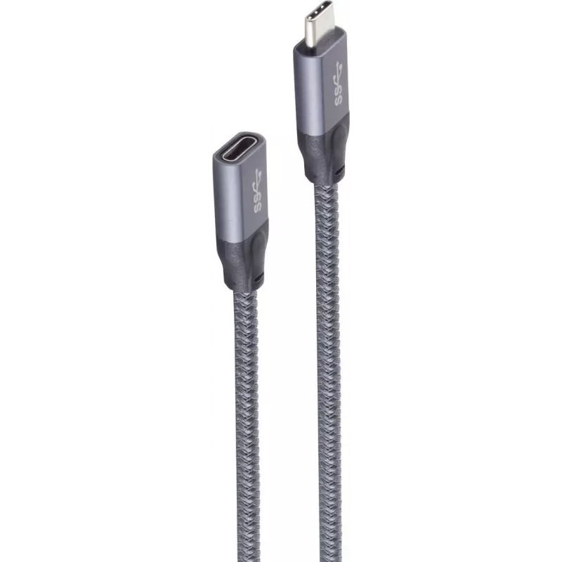 shiverpeaks Basic-S USB kabelis 1,5 m USB 3.2 Gen 2 (3.1 Gen 2) USB C pilkas (BS13-46150)