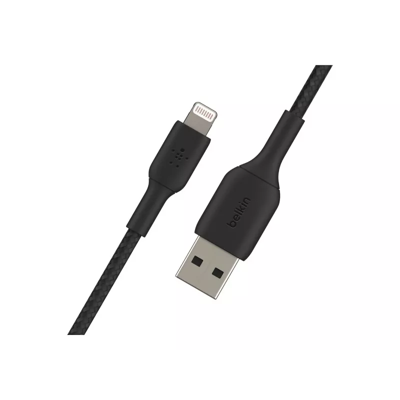Pintas USB-Lightning laidas 1 m, juodas