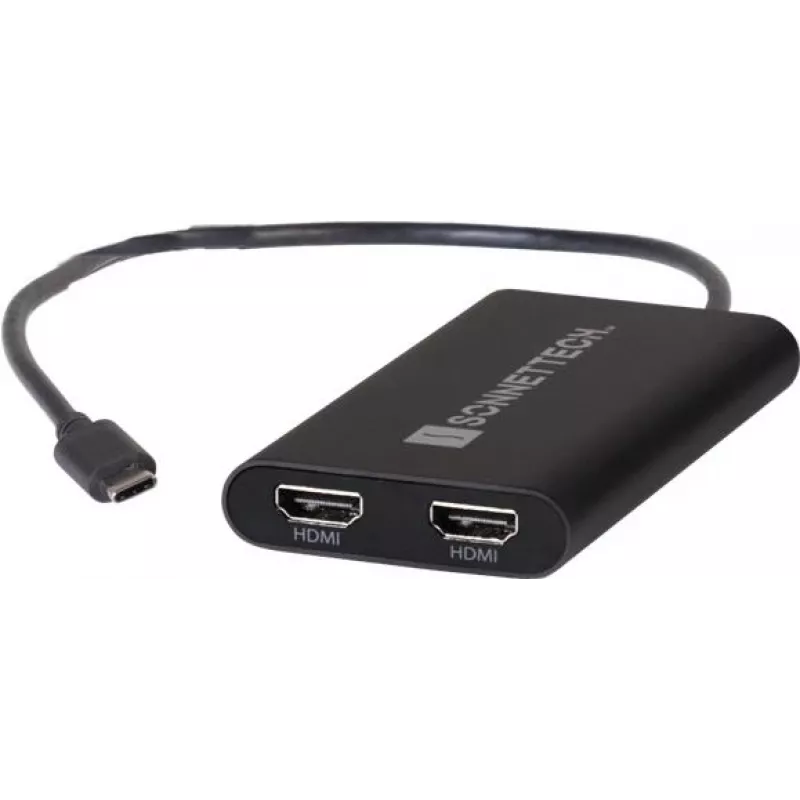 Sonnet USBC-DHDMI vaizdo kabelis-adapteris USB Type-A 2 x HDMI juodas (USBC-DHDMI)