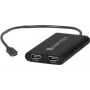 Sonnet USBC-DHDMI vaizdo kabelis-adapteris USB Type-A 2 x HDMI juodas (USBC-DHDMI)
