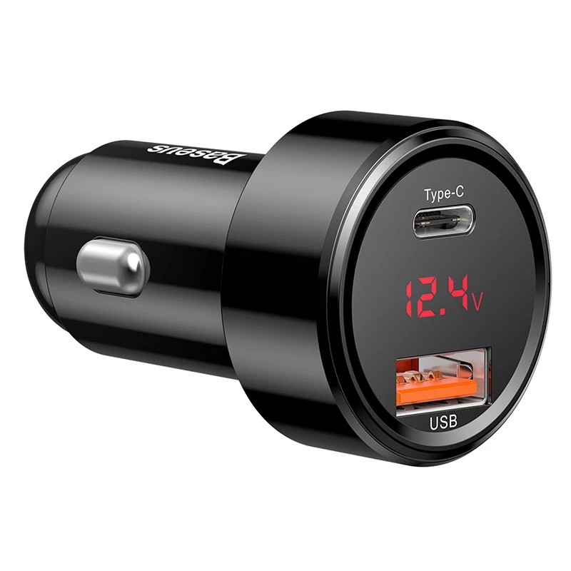 Automobilinis įkroviklis Baseus CCMLC20C-01 Universalus Juodas Greitasis Įkrovimas 12-24V