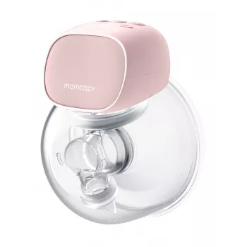Momcozy S9 Pro vienas elektrinis krūties siurblys rožinis, 180 ml