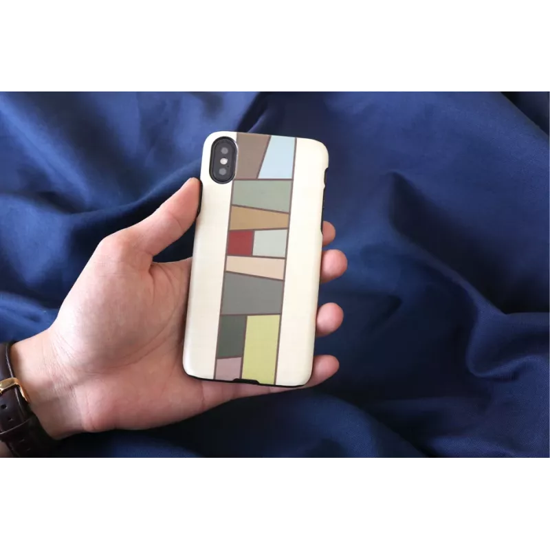 man and wood išmaniojo telefono dėklas iPhone X/XS – baltas