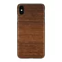 man ir wood telefono dėklas iPhone XS Max — koala Juoda
