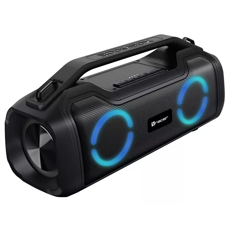 Stereo nešiojamas garsiakalbis TRACER BigBoy TWS Bluetooth 40W RMS, Bluetooth 5.3, 12h baterija, juodas